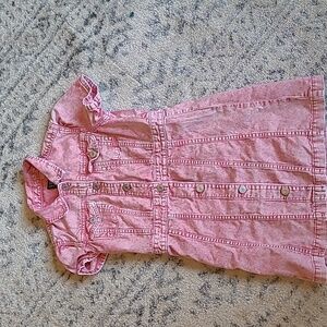 Girl's pink denim Gap dress size Medium